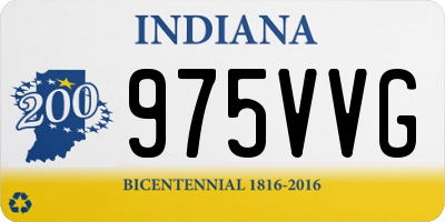 IN license plate 975VVG