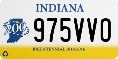 IN license plate 975VVO