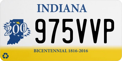 IN license plate 975VVP