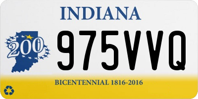 IN license plate 975VVQ