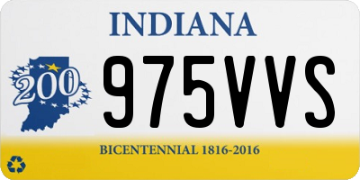 IN license plate 975VVS