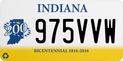 IN license plate 975VVW