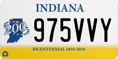 IN license plate 975VVY