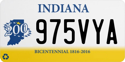 IN license plate 975VYA