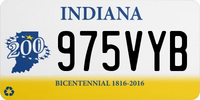 IN license plate 975VYB