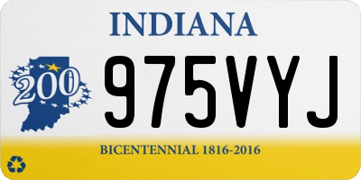 IN license plate 975VYJ