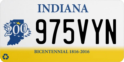 IN license plate 975VYN
