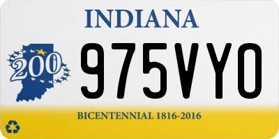 IN license plate 975VYO