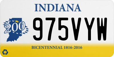 IN license plate 975VYW