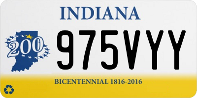 IN license plate 975VYY