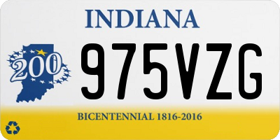 IN license plate 975VZG