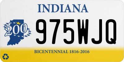IN license plate 975WJQ
