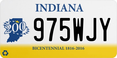 IN license plate 975WJY