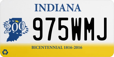 IN license plate 975WMJ