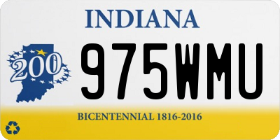 IN license plate 975WMU