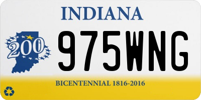 IN license plate 975WNG