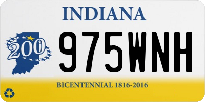 IN license plate 975WNH