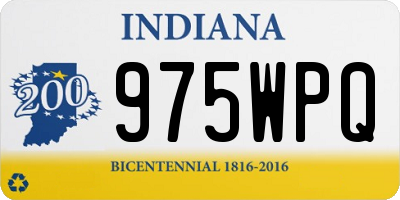 IN license plate 975WPQ