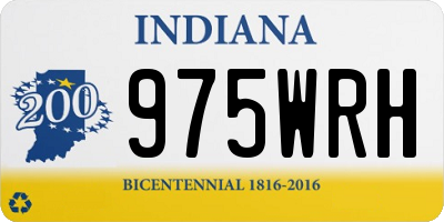 IN license plate 975WRH