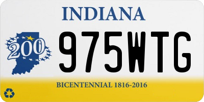 IN license plate 975WTG