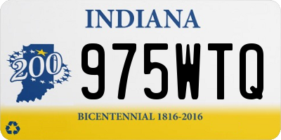 IN license plate 975WTQ
