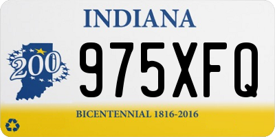 IN license plate 975XFQ