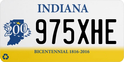 IN license plate 975XHE