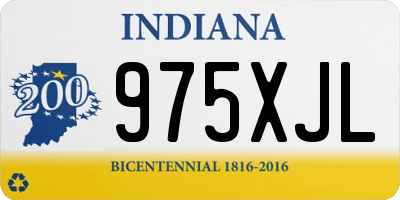 IN license plate 975XJL