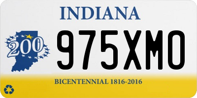 IN license plate 975XMO