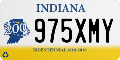 IN license plate 975XMY