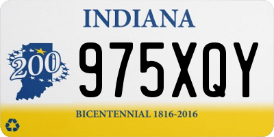 IN license plate 975XQY