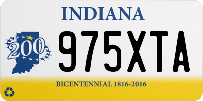 IN license plate 975XTA
