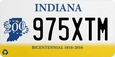 IN license plate 975XTM