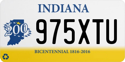 IN license plate 975XTU