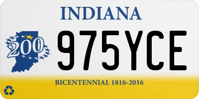 IN license plate 975YCE