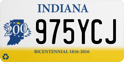 IN license plate 975YCJ