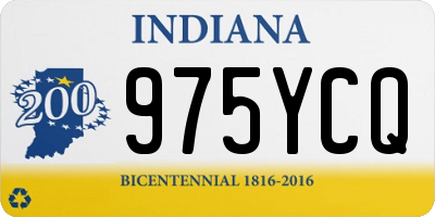 IN license plate 975YCQ