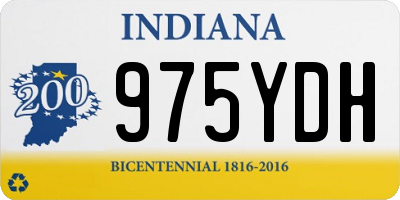 IN license plate 975YDH