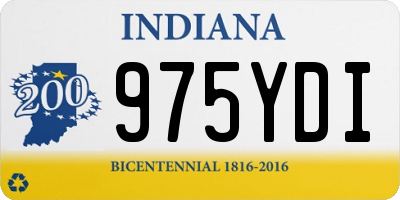 IN license plate 975YDI