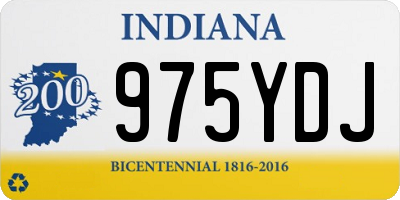 IN license plate 975YDJ