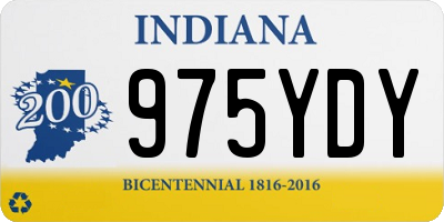 IN license plate 975YDY