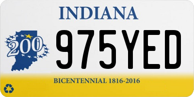 IN license plate 975YED