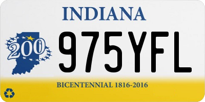 IN license plate 975YFL