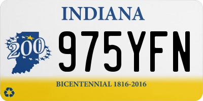 IN license plate 975YFN