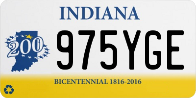 IN license plate 975YGE