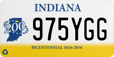IN license plate 975YGG