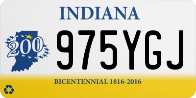 IN license plate 975YGJ