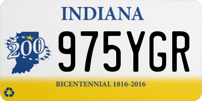 IN license plate 975YGR
