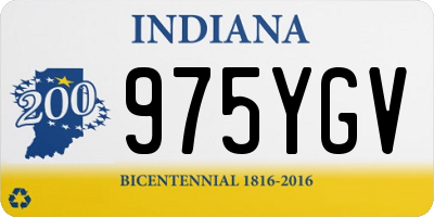 IN license plate 975YGV