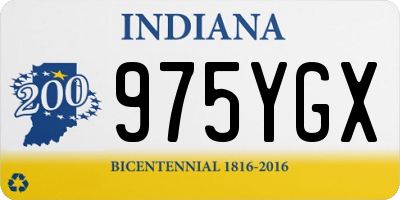 IN license plate 975YGX